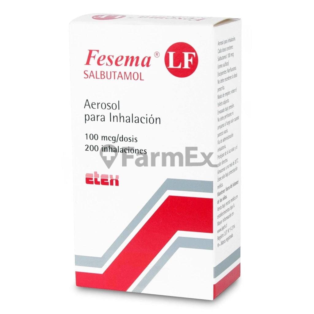Fesema LF aerosol para inhalación 100 mcg / dosis x 200 dosis susc-1 de 5 meses Farmex-Suscripciones-Persistente